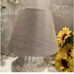Silver Shimmer Better Homes Drum Lamp Shade